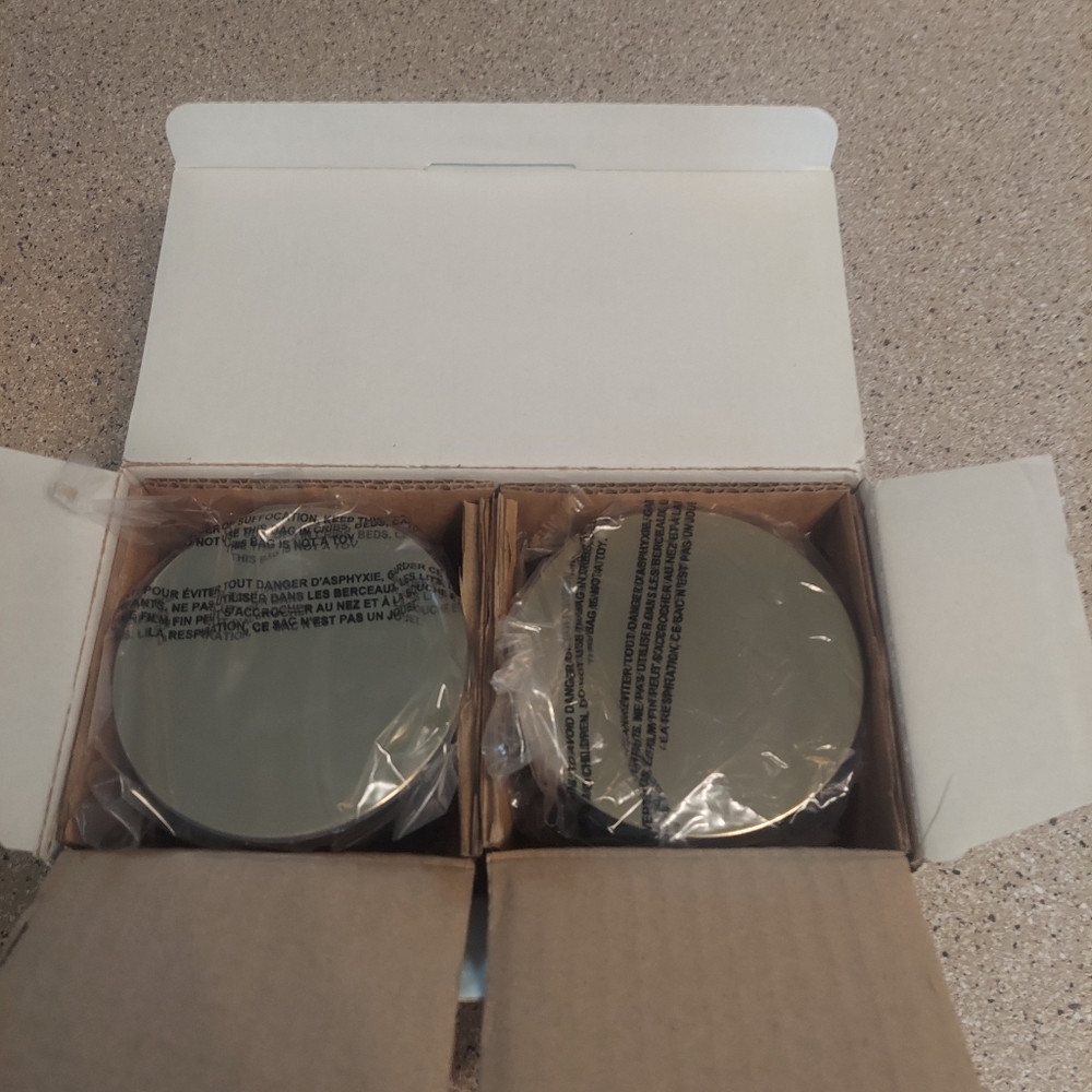 NWT Z Gallerie Storage & Organization Canister with Lids Multi use Duo - Picture 2 of 7